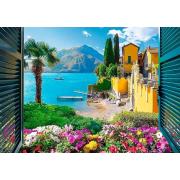 Puzzle Trefl Vista Del Lago De Como de 1000 Piezas