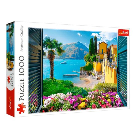 Puzzle Trefl Vista Del Lago De Como de 1000 Piezas