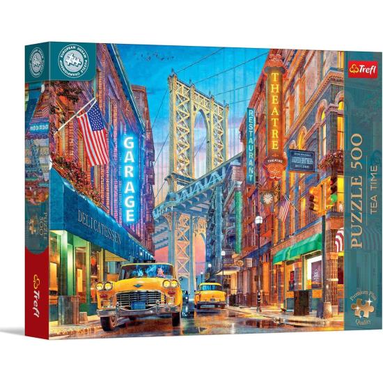 Puzzle Trefl Vista del Puente de Manhattan de 500 Piezas