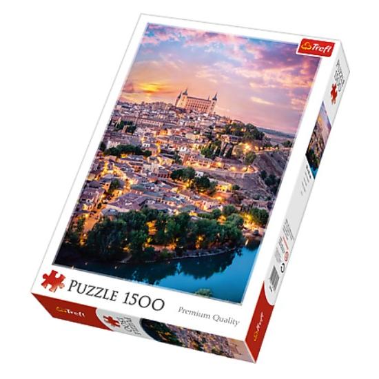 Puzzle Trefl Vistas de la Ciudad de Toledo, España de 1500 Piez