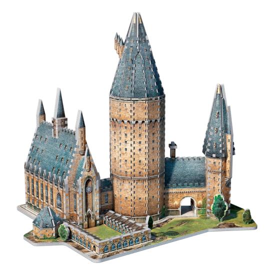 Puzzle Wrebbit 3D El Gran Comedor Harry Potter 850 Piezas