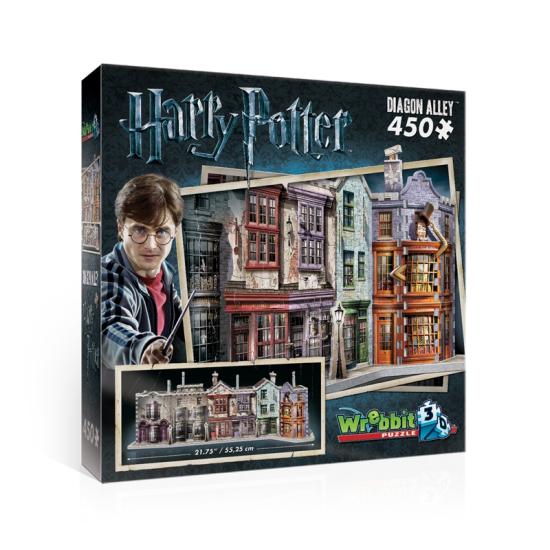 Puzzle Wrebbit 3D Harry Potter Callejón Diagon 450 Piezas
