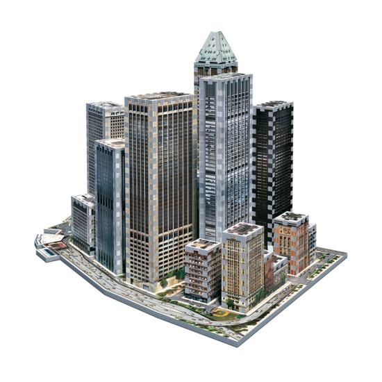 Puzzle Wrebbit Manhathan Financial City 3D 925 Piezas Puzzle Wrebbit Manhathan Financial City 3D 925 Piezas