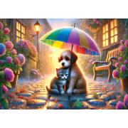Puzzle Yazz Bajo el Paraguas de 1000 Piezas