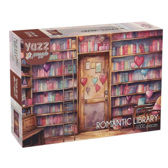 Puzzle Yazz Biblioteca Romántica de 1000 Piezas