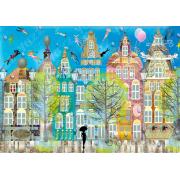 Puzzle Yazz Ciudad Belga de 1000 Piezas