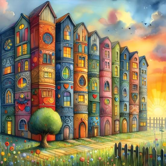 Puzzle Yazz Ciudad de los Libros de 1023 Piezas