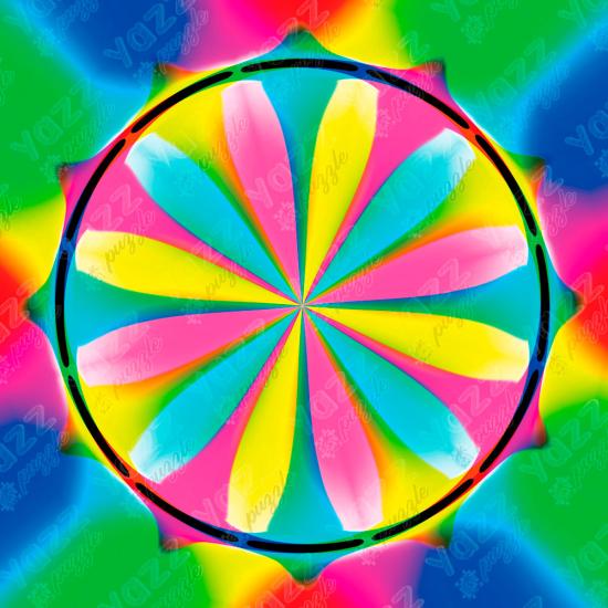 Puzzle Yazz Colorido Ornamento de 1023 Piezas