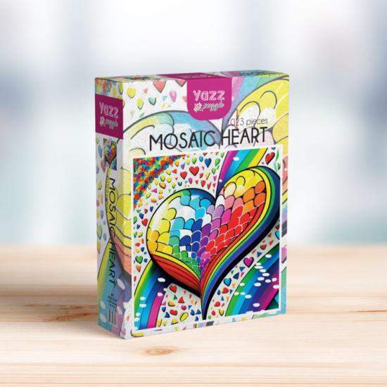 Puzzle Yazz Corazón Mosaico de 1023 Piezas Puzzle Yazz Corazón Mosaico de 1023 Piezas