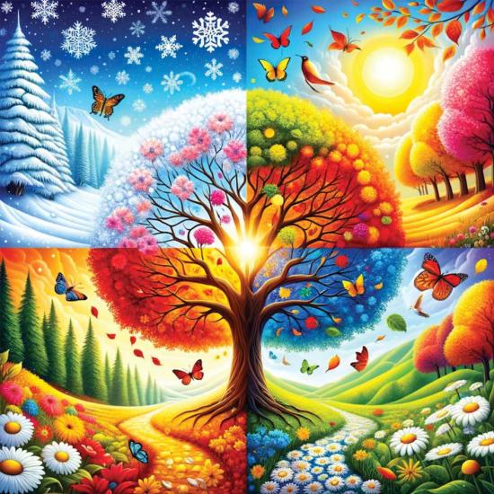 Puzzle Yazz Cuatro Estaciones de 1023 Piezas