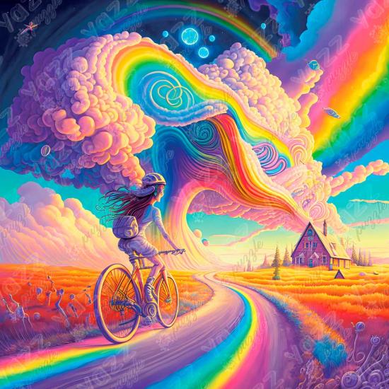 Puzzle Yazz En Bicicleta de 1023 Piezas Puzzle Yazz En Bicicleta de 1023 Piezas