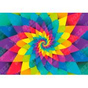 Puzzle Yazz Espiral del Arco Iris de 1000 Piezas