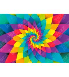 Puzzle Yazz Espiral del Arco Iris de 1000 Piezas
