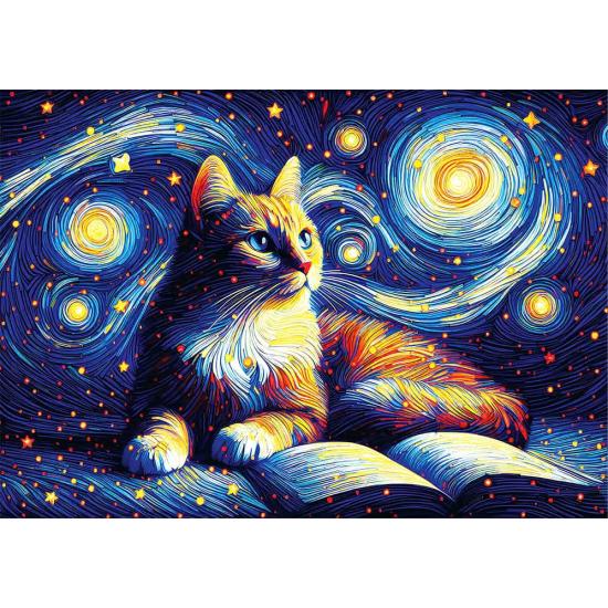 Puzzle Yazz Gato Estrellado de 1000 Piezas