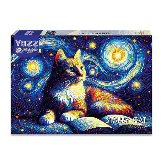 Puzzle Yazz Gato Estrellado de 1000 Piezas