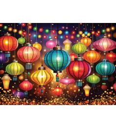 Puzzle Yazz Luces De Colores de 1000 Piezas