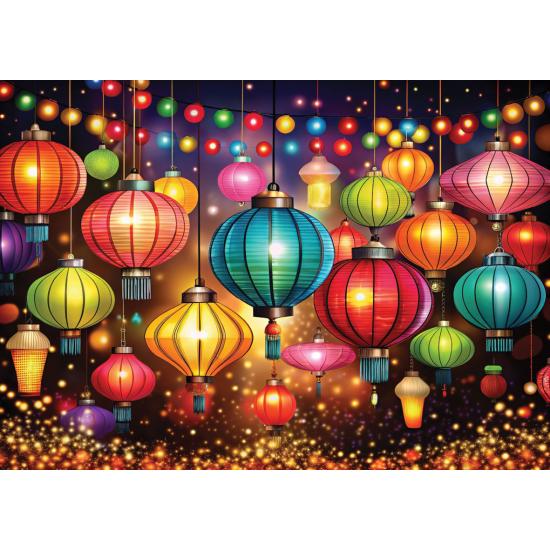 Puzzle Yazz Luces De Colores de 1000 Piezas
