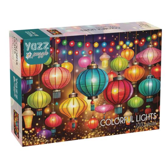 Puzzle Yazz Luces De Colores de 1000 Piezas