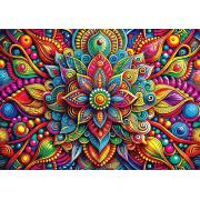 Puzzle Yazz Mandala Colorido de 1000 Piezas