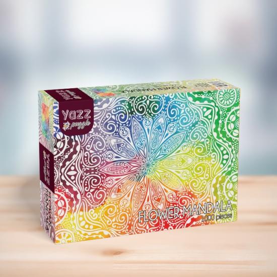 Puzzle Yazz Mandala de Flores de 1000 Piezas Puzzle Yazz Mandala de Flores de 1000 Piezas