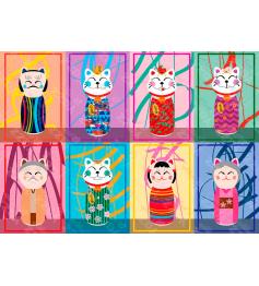 Puzzle Yazz Maneki Kokeshi de 1000 Piezas