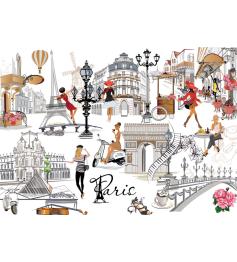Puzzle Yazz París de 1000 Piezas