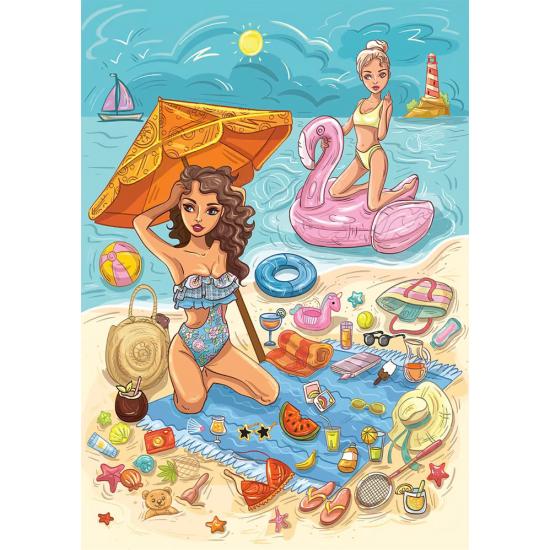 Puzzle Yazz Tiempo De Playa de 1000 Piezas